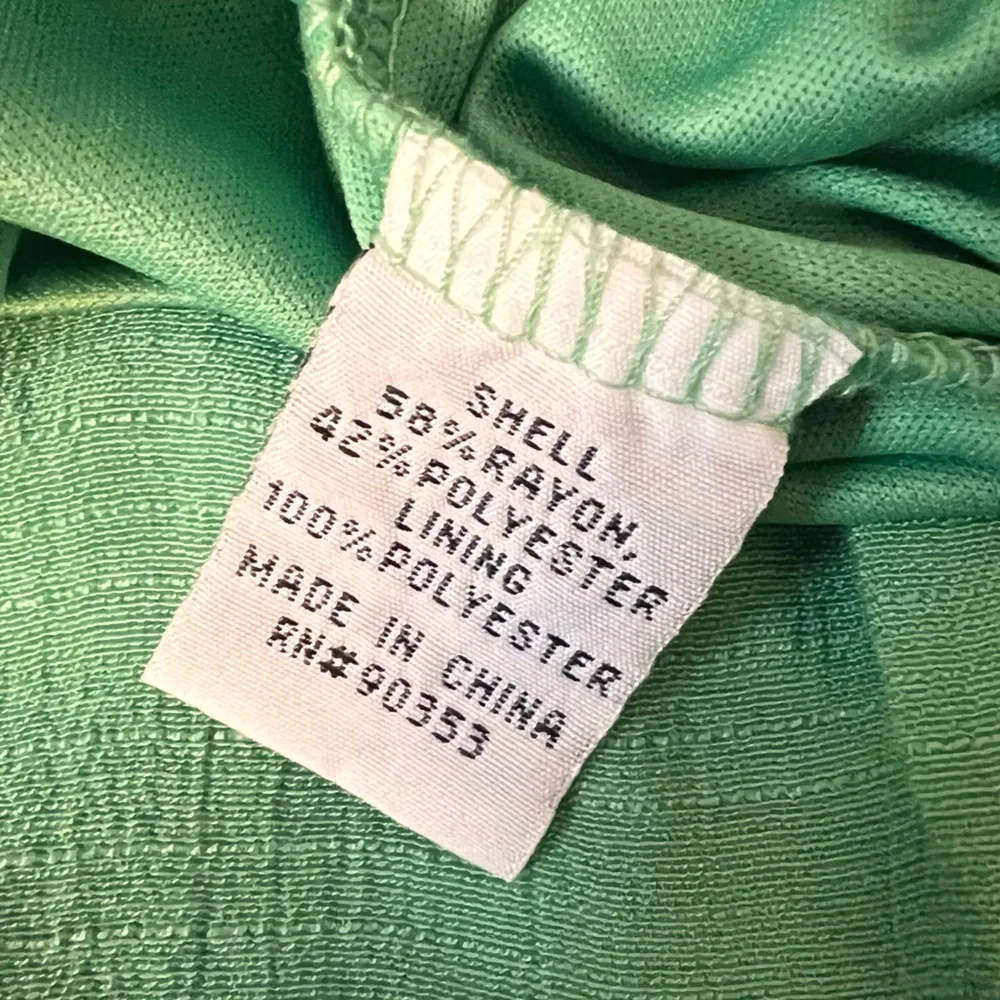 Kings Road‎ Green Ruffled Bohemian Cottagecore Women's M Dress - Picture 3 of 9